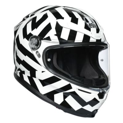 AGV K6 Secret sportovně-cestovní helma černá/bílá